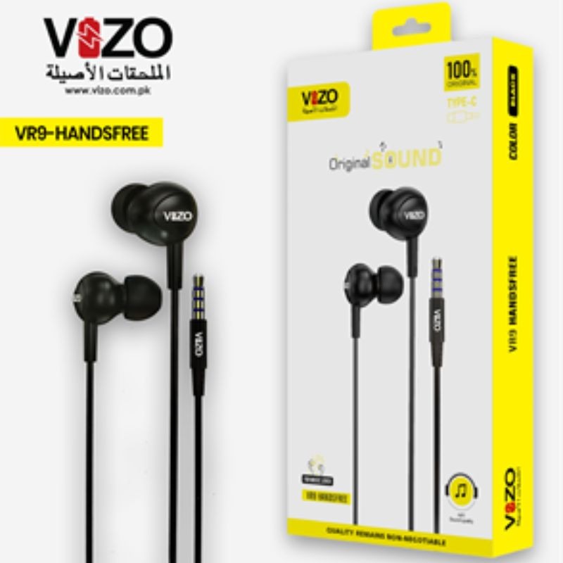 VR9 Micro Premium Wired Earphones with Dual IC Mic | Best