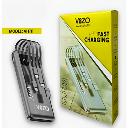 VHT-11 10,000mAh Full-Size Power Bank | Vizo VHT-11 Power Bank For