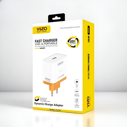 Oxy 80 Universal Fast Charger with 80W Output | Best Quality
