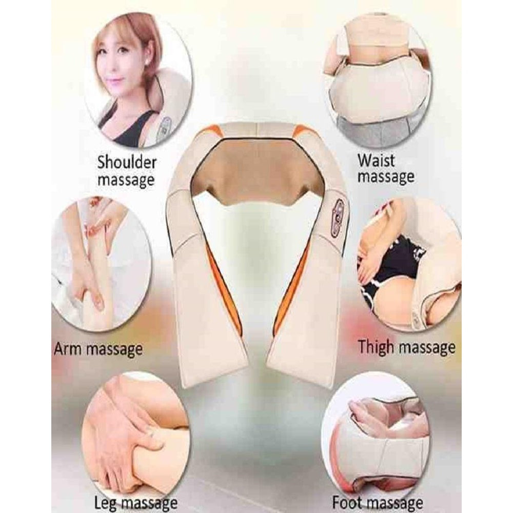 Neck and Back Massager With Handle - Premium Quality Pain Relief