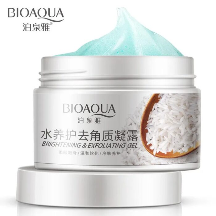 Bioaqua Brightening &amp; Exfoliating Rice Gel Face Scrub 140ml