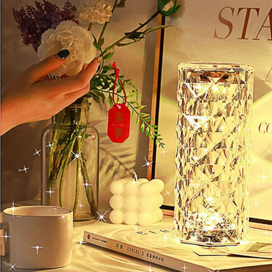 16 Color Daimond Crystal Lamp With Remote LED Crystal Table Lamp (L)