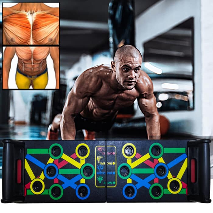 9 in 1 Push Up Board Men &amp; Women Home Gym Body Training Equipment