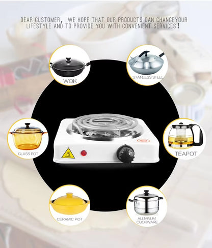 Electric Stove For Cooking - Hot Plate Heat Up In Just 2