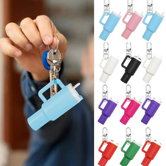 Colorful Mini Stanley Tumbler Key chain Cute Miniature Tumbler Charm for