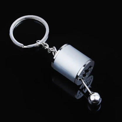 Car Gearbox Manual Transmission Lever Keychain Metal Pendant Keyring | Key-Chain