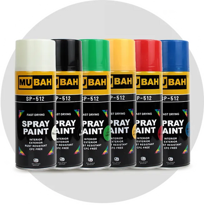 MUBAH Color Spray 300g Quick-Dry, Fade-Resistant, Smooth Finish Color Spray for
