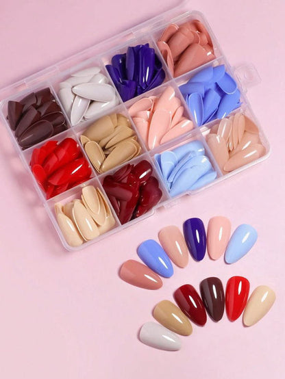 Reusable Fake Nails with Box Beautiful Variety of Colors | Best