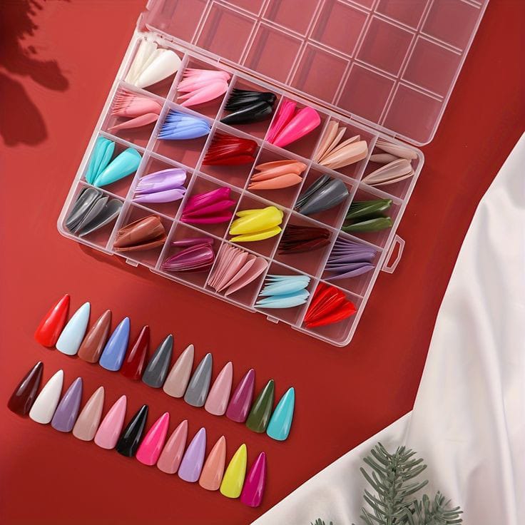 Reusable Fake Nails with Box Beautiful Variety of Colors | Best
