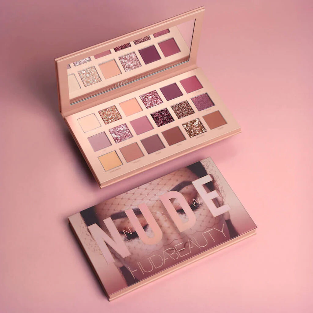 HUDA Beauty Nude Eyeshadow Palette (18 Colors Eyeshadow Palette)