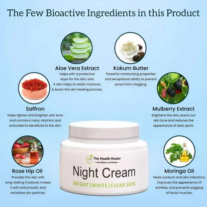 (Pack of 2) Anti Aging Night Cream &amp; Night Lotion Deal