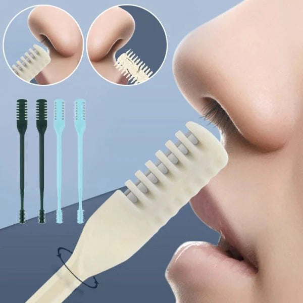 Portable Manual Nose Hair Trimmer Stainless Steel, Washable, Safe &amp; Painless