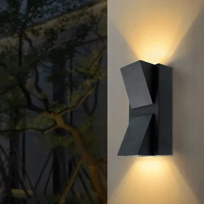 K Shaped Double Led Two Side Waterproof LED Outdoor Light | Wall