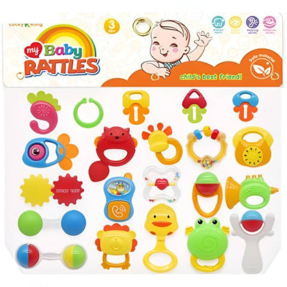 My Baby Rattles Set Newborn Hand Bells Baby Toys 0-12 Months (