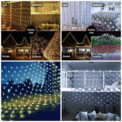 Net Outdoor Mesh Fairy Light For Decoration Waterproof 1.5x1.5 meter Direct electric