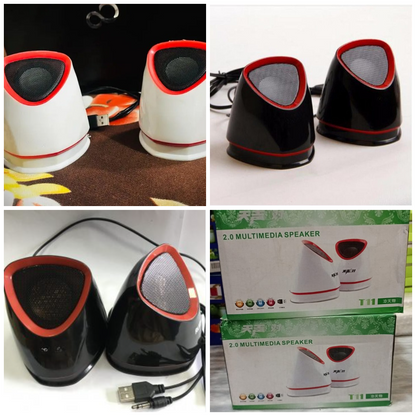 (Pair) 2.0 MULTIMEDIA SPEAKER Dynamic Listening With 2.0 channal speaker Style