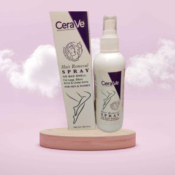 Cereve Hair Removal Spray for Women Fast, Painless Hair Removal for