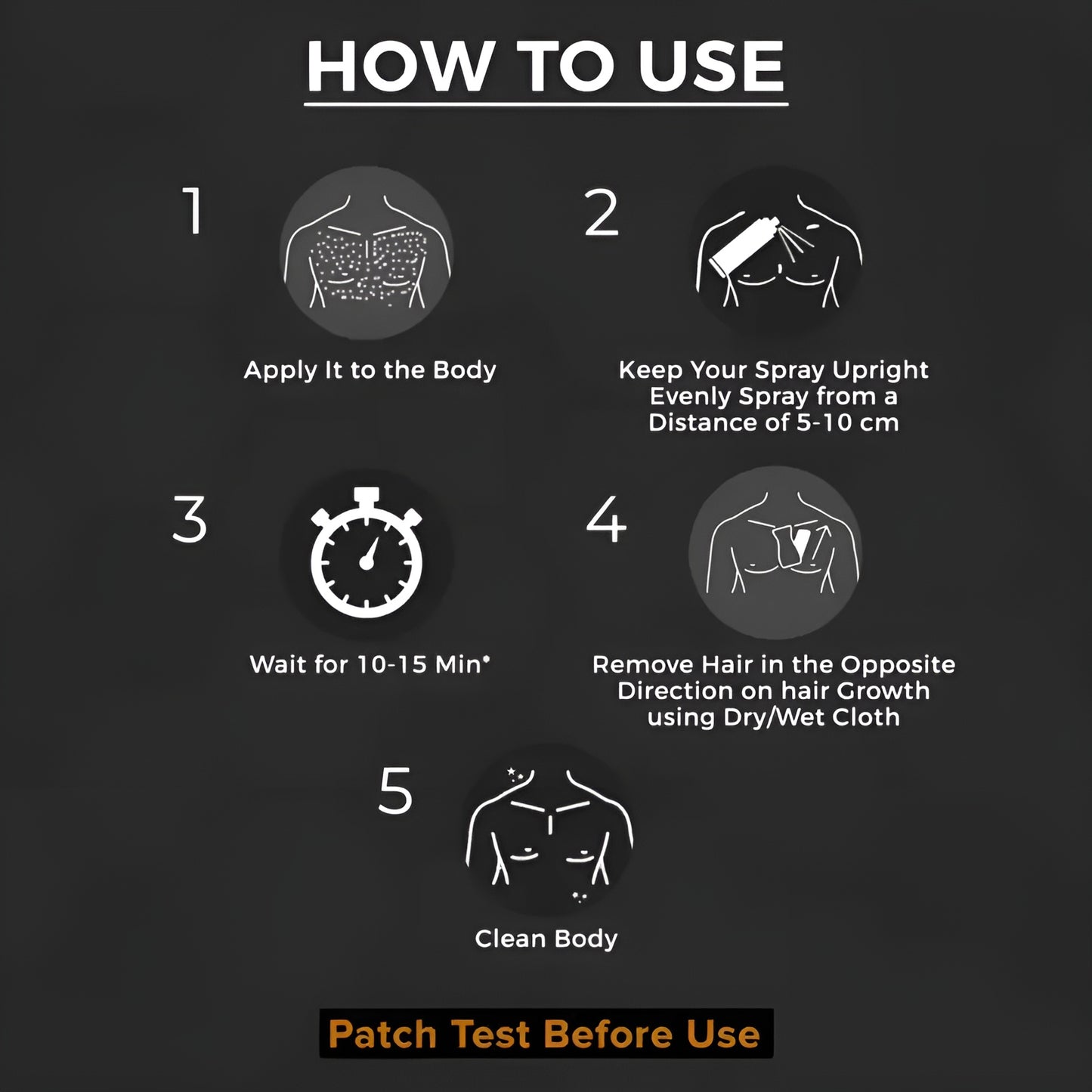 CHIRS'S HAIR REMOVAL SPRAY FOR MEN - 180ml