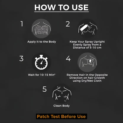 CHIRS'S HAIR REMOVAL SPRAY FOR MEN - 180ml