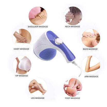 4 in 1 Relax &amp; Spin Tone Vibration Electric Massager /