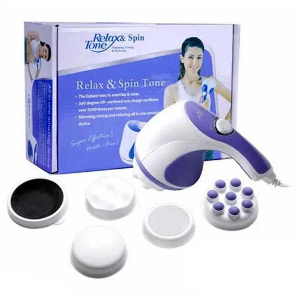 4 in 1 Relax &amp; Spin Tone Vibration Electric Massager /