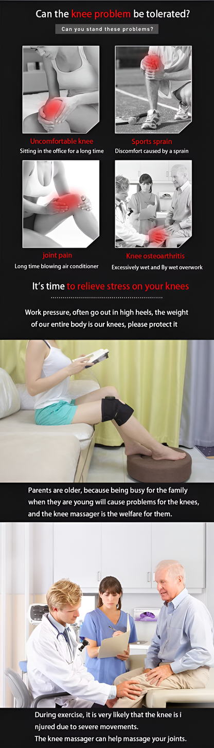 knee massager chargeable | Stress Relief Vibration Knee, Arm, Leg Massager Rechargeable