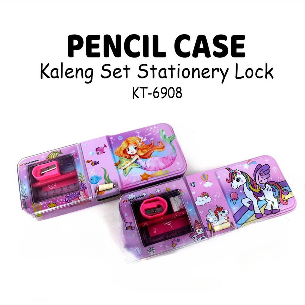 Character Set Tin Pencil Box | Pencil Case for boys and girls