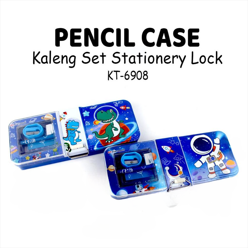 Character Set Tin Pencil Box | Pencil Case for boys and girls