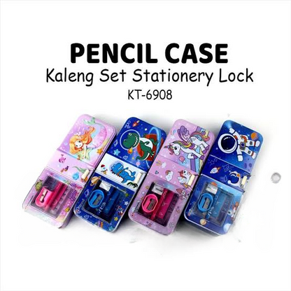 Character Set Tin Pencil Box | Pencil Case for boys and girls
