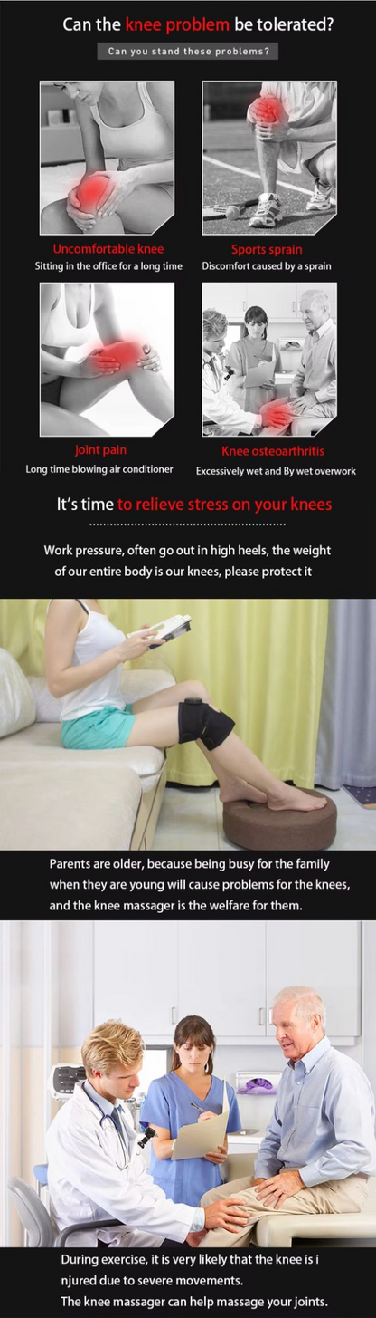 knee massager chargeable | Stress Relief Vibration Knee, Arm, Leg Massager Rechargeable