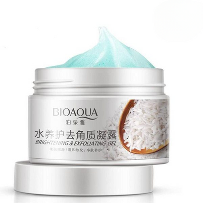 BIOAQUA Brightening &amp; Exfoliating Rice Gel Face Scrub 140g