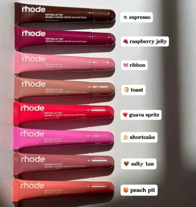 8 Colors Rhode Lip Care Series | Tinted Lip Balm | Lasting