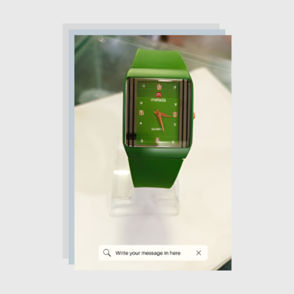 Stylish Waterproof Rubber Strap Watch Sporty &amp; Durable Design Water Proof - CheckNpays