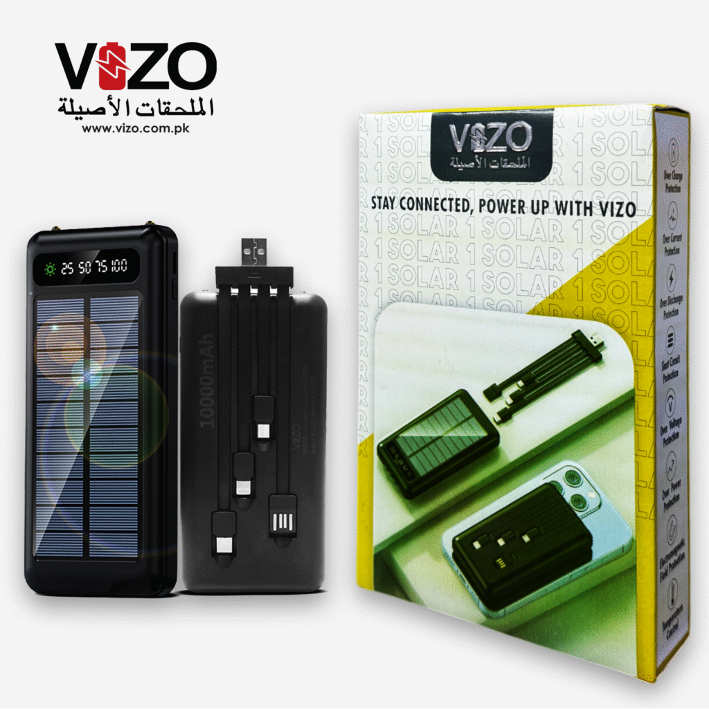 Vizo Solar 01 Power Bank | Best Quality Power Bank For Mobile