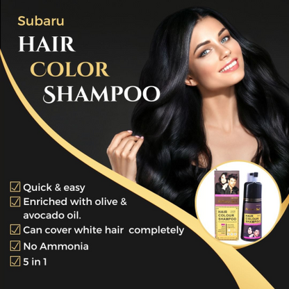Subaru Dark Brown Hair Color Shampoo | Hair Color Shampoo For Men