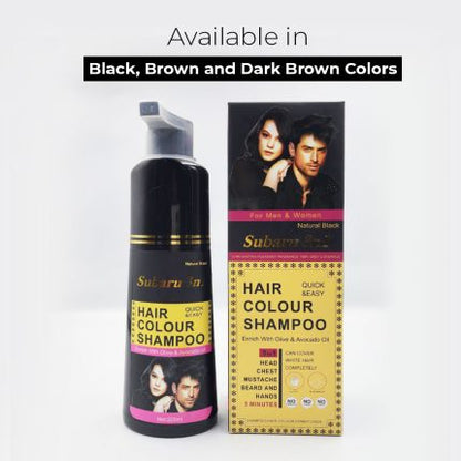 Subaru Dark Brown Hair Color Shampoo | Hair Color Shampoo For Men
