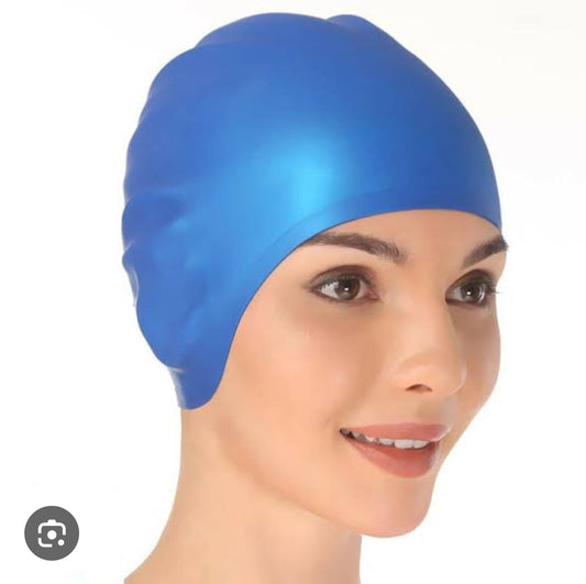 Swimming Cap Silicon Waterproof Skin Friendly Fabric for Women Girls Men Boys