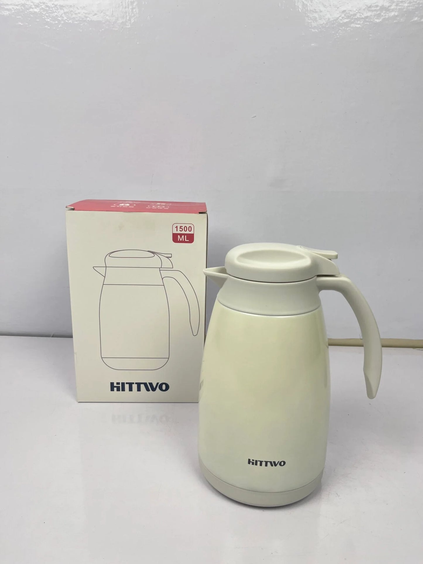Hittivo 1500ml Premium Thermos - Dual-Coated Insulated Flask - 24 hours Hot