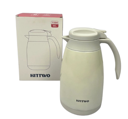 Hittivo 1500ml Premium Thermos - Dual-Coated Insulated Flask - 24 hours Hot