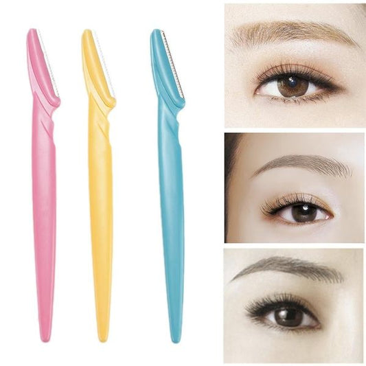 Tinkle Eyebrow Razor 3 Pack, Eyebrow Face Hair Removal &amp; Shaper (random