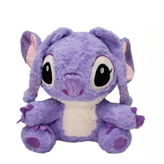 Purple Disney Angel Lilo &amp; Stitch Alien Girl Sitting Plush Lovely Stuff