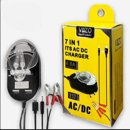 Vizo V17 - 7-in-1 Multi-Port Charger | Best Quality Charger For Android 