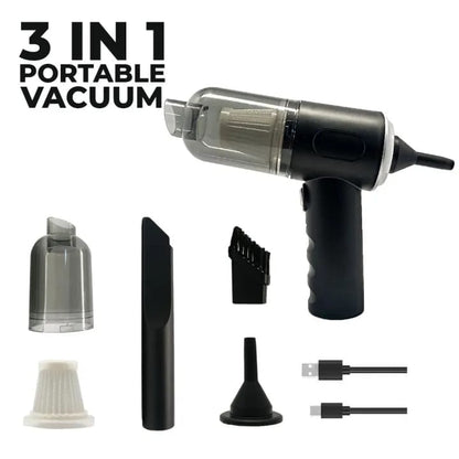 3 in 1 AS-228 Mini USB Rechargeable Vacuum Cleaner for Home and