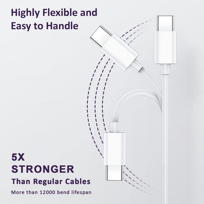 V-Go Type C Cable | Fast Data Cable Safety | Fast Charging
