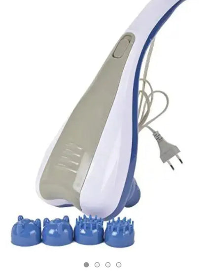 Plastic 50 Hz Dual Hand Dolphin Body Massager | For body Pain.