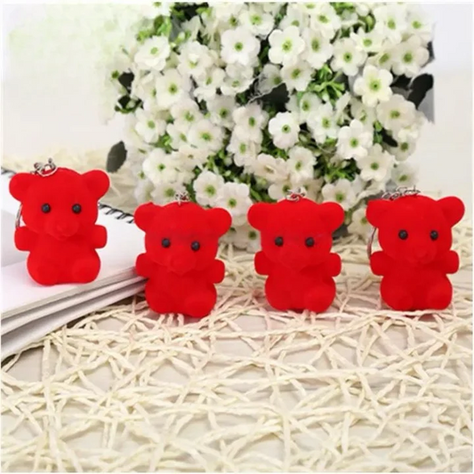 01 PCs Cute Key Chain Teddy Cherry | Small Red Bear Key