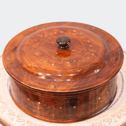Wooden Hot Pot With Barance Work Roti_Dan Hot and Pot Beautiful wooden