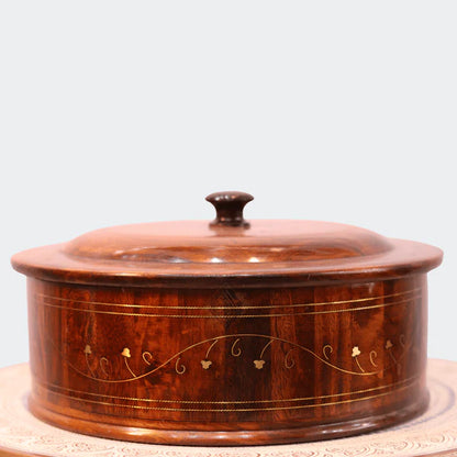 Wooden Hot Pot With Barance Work Roti_Dan Hot and Pot Beautiful wooden