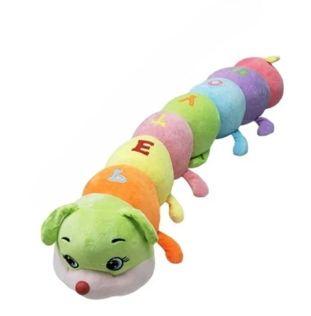 Caterpillar Figures Plush Toy - Stuffed Charm Caterpillar Pillow Toy | Colorful