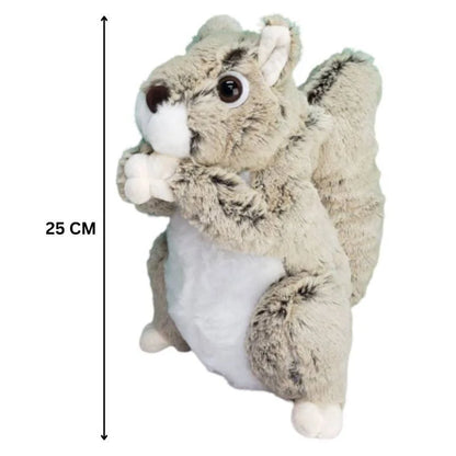 Squirrel Plush Toy With A Big Bushy Tail | Soft Stuffed Animal